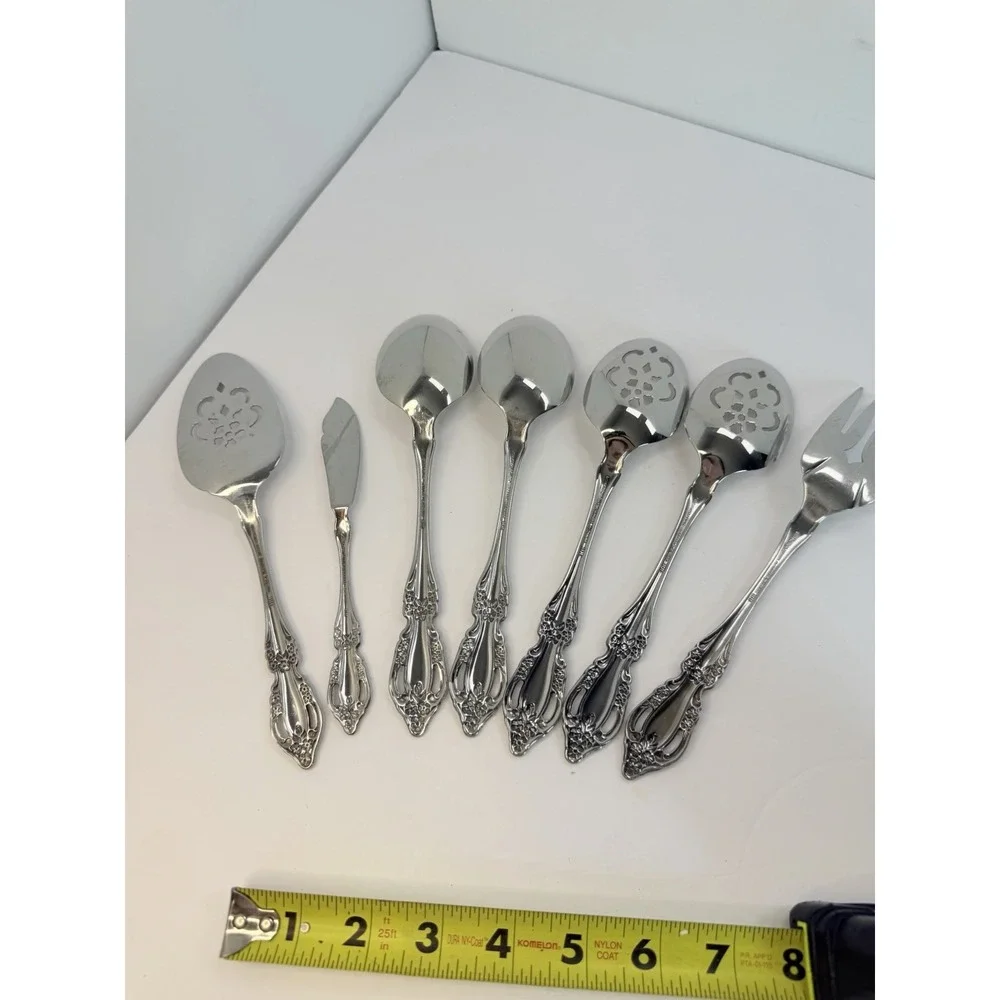 Oneida Raphael Set 7 Serving Pieces Distinction Deluxe Stainless Flatware